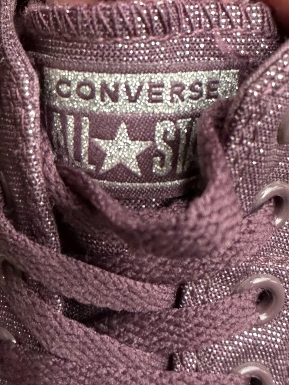 Converse - CT All Star Shoreline Metallic Purple Sneakers - Junior 13 - 662255F